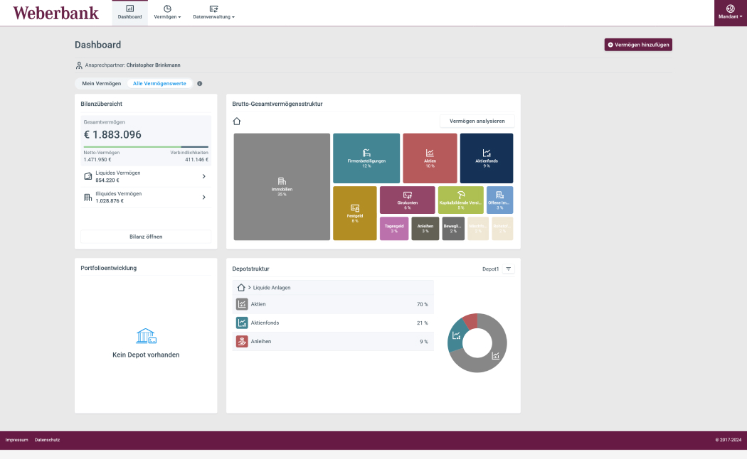 WealthPilot Dashboard